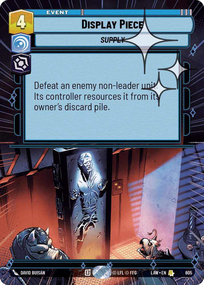 【LAW605/EN】Display Piece (Hyperspace/Foil)