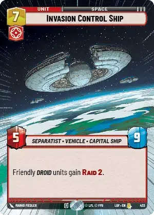 【LOF433/EN】Invasion Control Ship(Hyperspace)