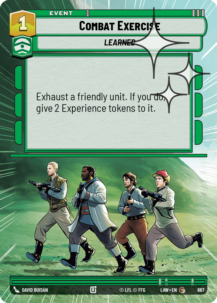【LAW667/EN】Combat Exercise (Hyperspace/Foil)