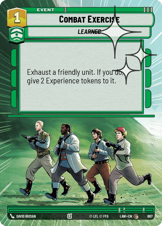【LAW667/EN】Combat Exercise (Hyperspace/Foil)