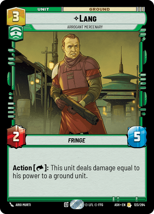 【ASH123/EN】Lang - Arrogant Mercenary