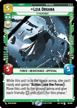 【LOF098/EN】 Leia Organa - Extraordinary