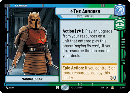【ASH001/EN】The Armorer - Steel Shapes Us