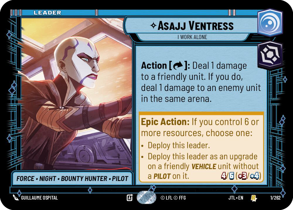 【JTL001/EN】Asajj Ventress - I Work Alone