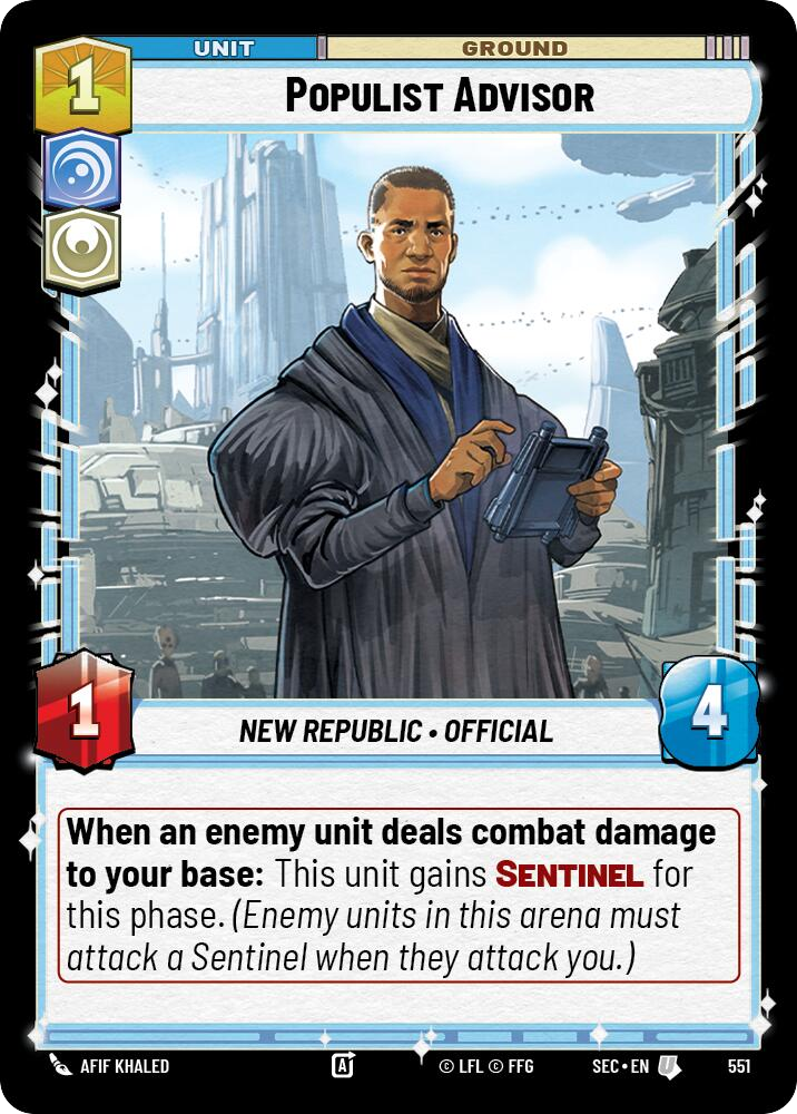 【SEC0551/EN】Populist Advisor (Foil)