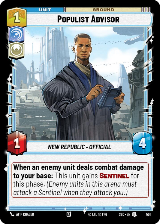 【SEC0551/EN】Populist Advisor (Foil)
