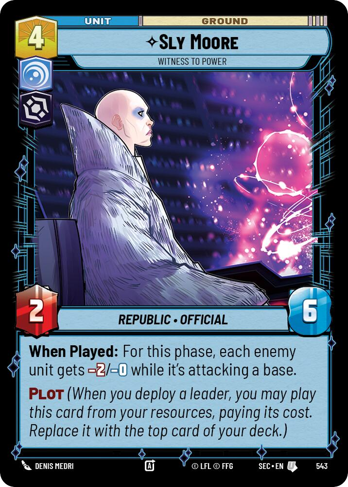 【SEC0543/EN】Sly Moore - Witness to Power (Foil)