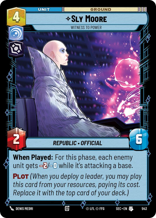【SEC0543/EN】Sly Moore - Witness to Power (Foil)