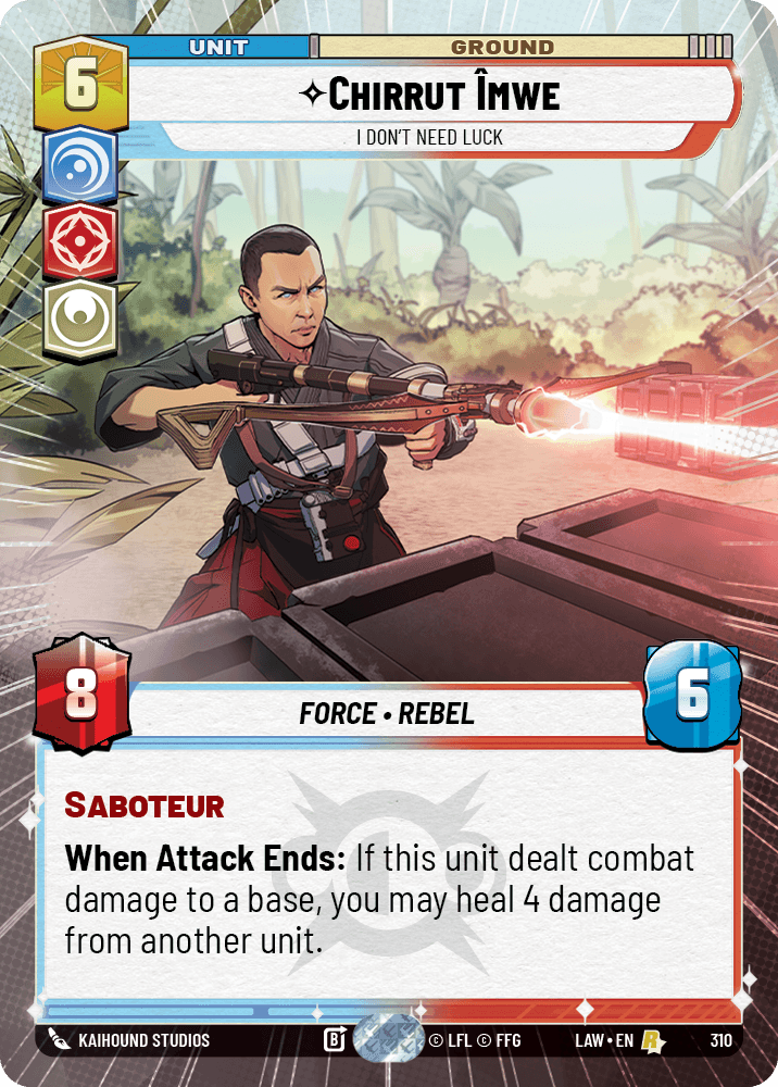 【LAW310/EN】Chirrut Îmwe - I Don't Need Luck (Hyperspace)