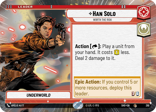 【SHD292/EN】Han Solo - Worth the Risk (HYPERSPACE)