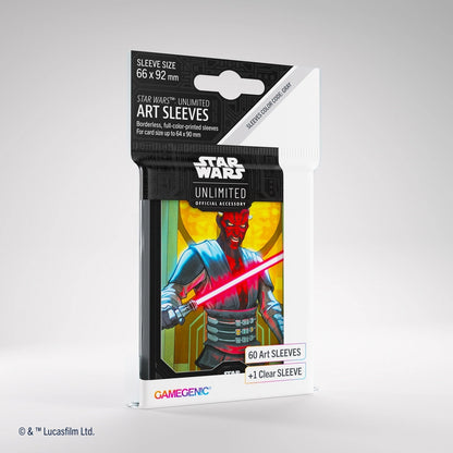 【GAMEGENIC】SWU ART SLEEVES - Darth Maul※配送方法はゆうパックをご選択ください