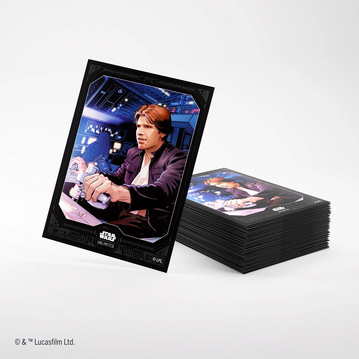 【GAMEGENIC】SWU ART SLEEVES - Han Solo※配送方法はゆうパックをご選択ください