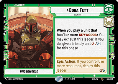 【SHD008/EN】Boba Fett - Daimyo