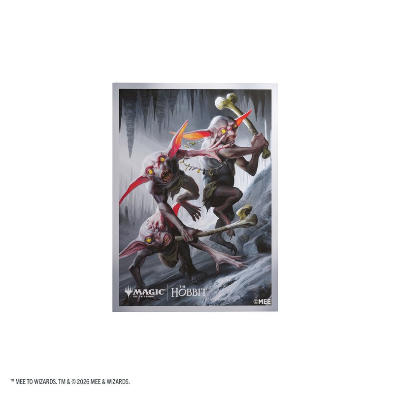【GAMEGENIC】Magic: The Gathering | The Hobbit Premium Art Sleeves - Goblin Army Token※配送方法はゆうパックをご選択ください