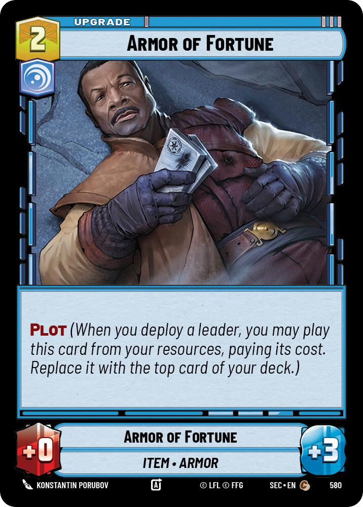 【SEC0580/EN】Armor of Fortune (Foil)