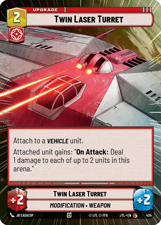 【JTL906/EN】Twin Laser Turret (HYPERSPACE/FOIL)