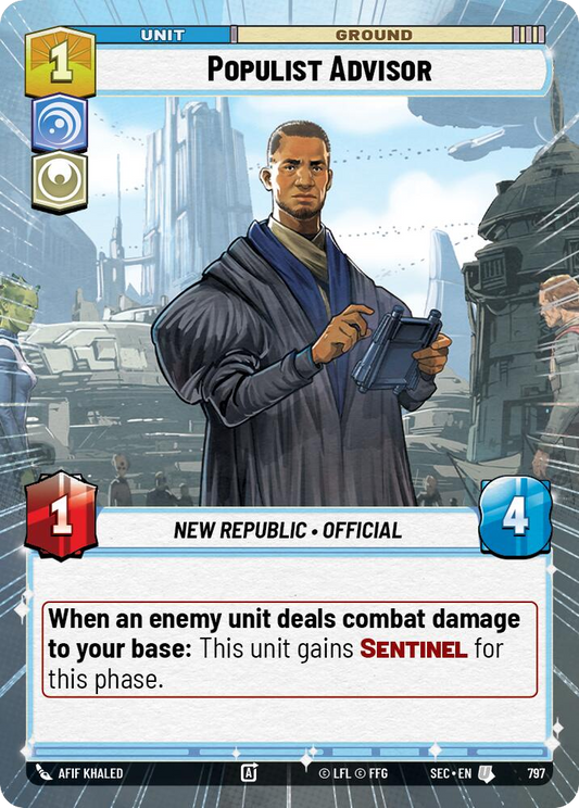 【SEC0797/EN】Populist Advisor (Hyperspace/Foil)