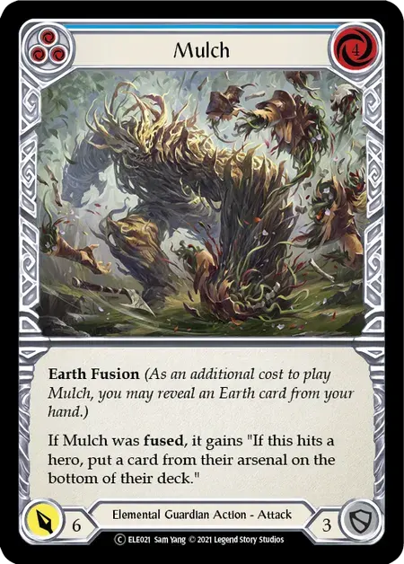 【U-ELE021/EN/RF】Mulch[Blue]
