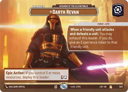 【LOF1021/EN】Darth Revan - Scourge of the Old Republic(Showcase)