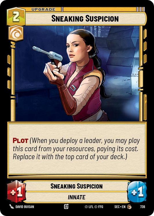 【SEC0736/EN】Sneaking Suspicion (Foil)