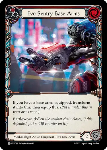 【EVO044/EN/CF】Evo Sentry Base Arms