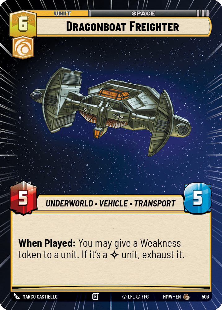 【HMW503/EN】Dragonboat Freighter（HYPERSPACE）