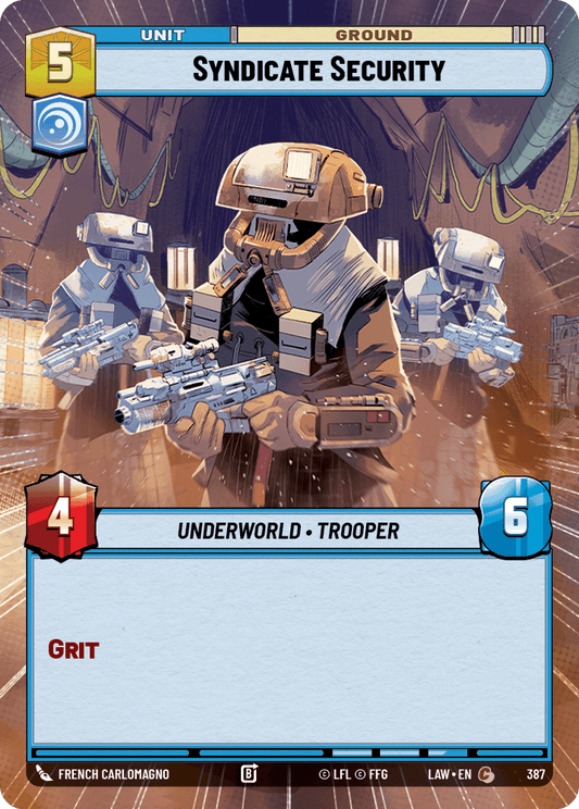【LAW387/EN】Syndicate Security (Hyperspace)