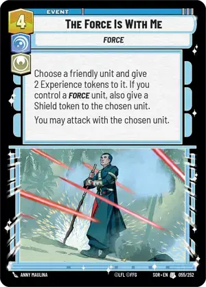 【SOR055/EN】The Force Is With Me(FOIL)