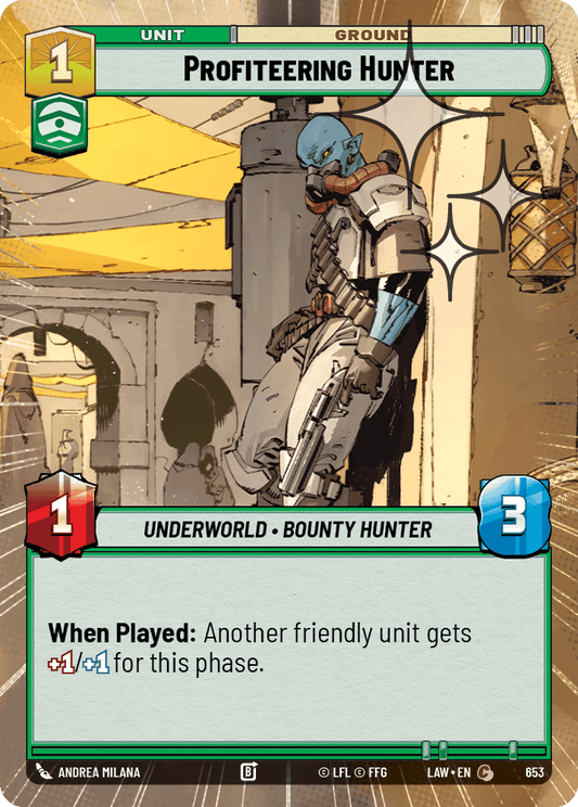 【LAW653/EN】Profiteering Hunter (Hyperspace/Foil)