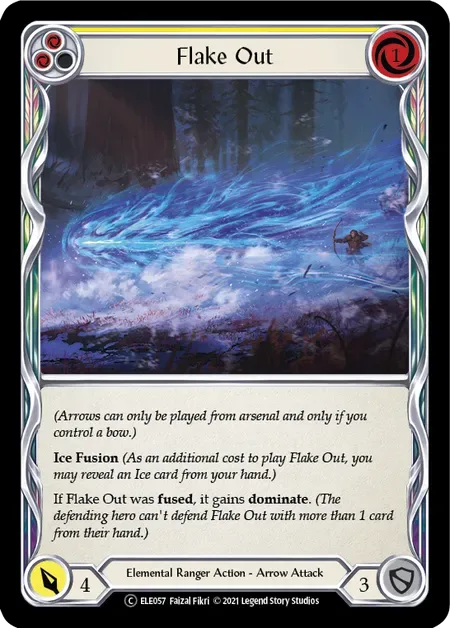 【U-ELE057/EN】Flake Out[Yellow]