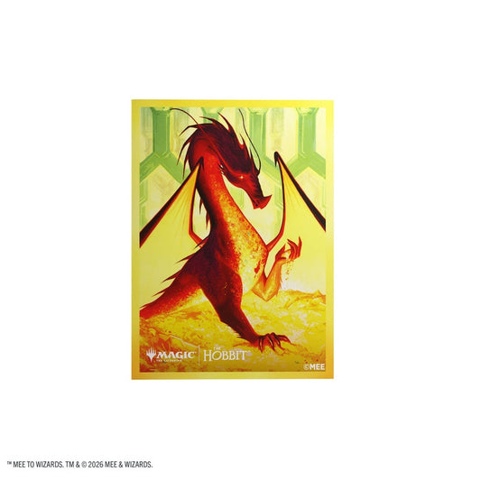 【GAMEGENIC】Magic: The Gathering | The Hobbit Premium Art Sleeves - Smaug the Golden※配送方法はゆうパックをご選択ください
