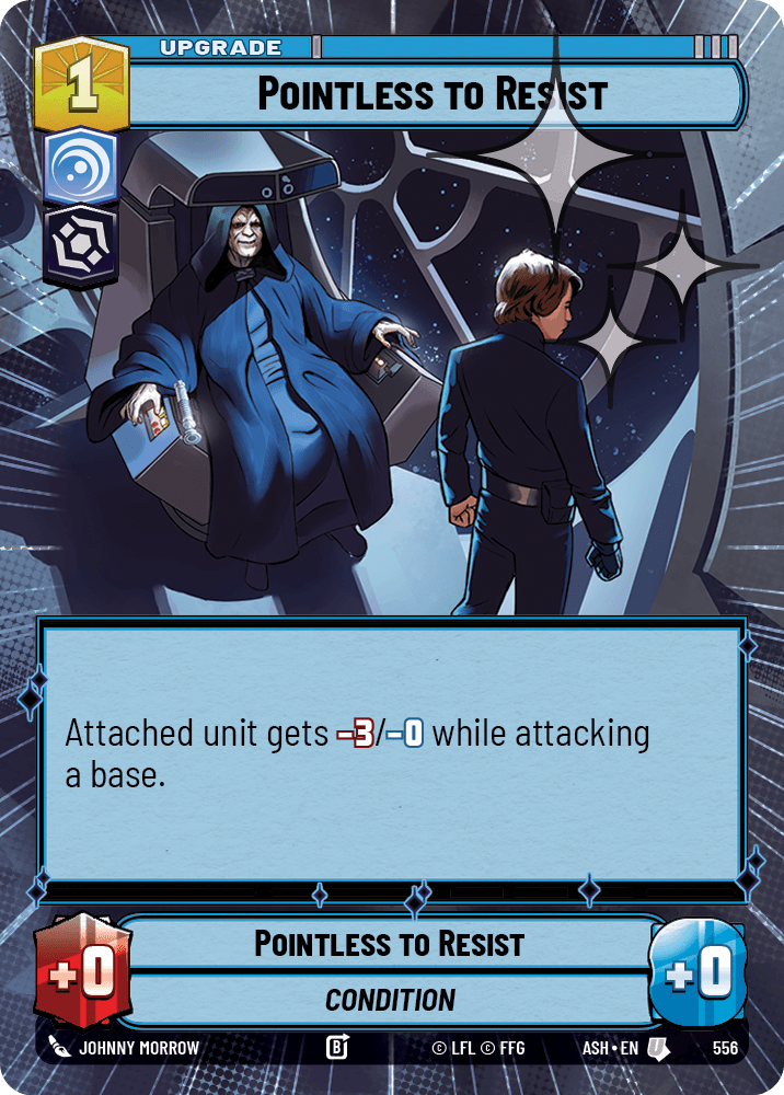 【ASH556/EN】Pointless to Resist (Hyperspace/Foil)