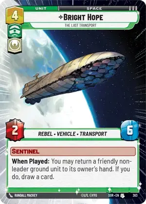 【SOR363/EN】Bright Hope - The Last Transport (HYPERSPACE)