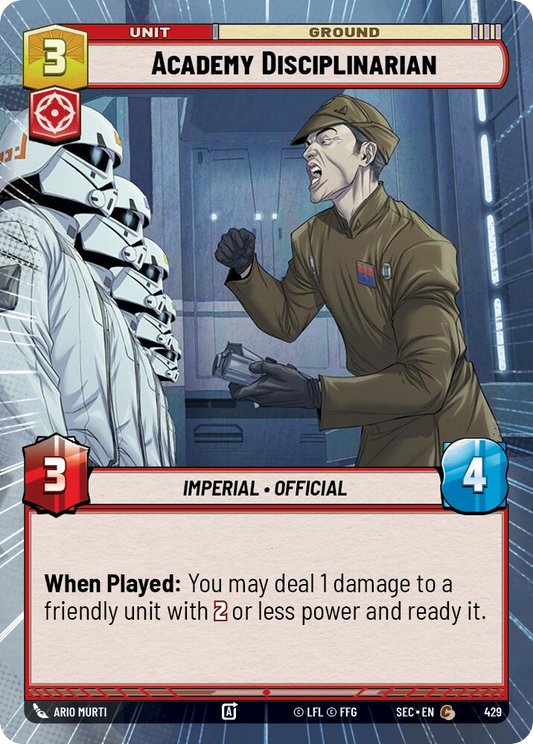 【SEC0429/EN】Academy Disciplinarian (Hyperspace)