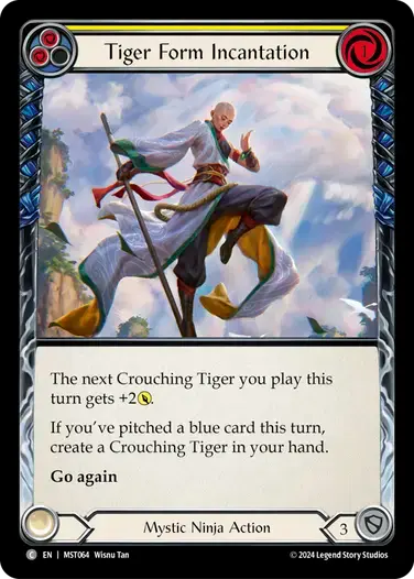 【MST064/EN】Tiger Form Incantation/虎変化の術[Yellow]