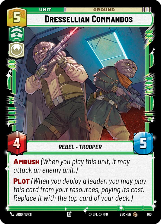 【SEC0610/EN】Dressellian Commandos (Foil)