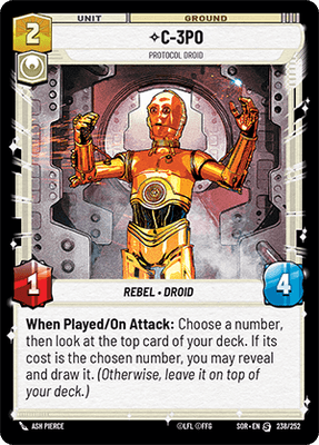 【SOR238/EN】C-3PO - Protocol Droid