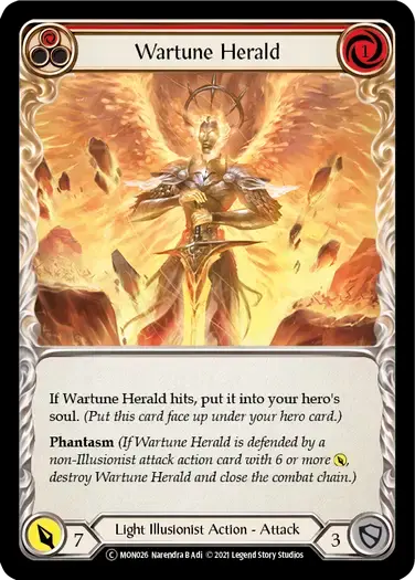 【U-MON026/EN】Wartune Herald[Red]