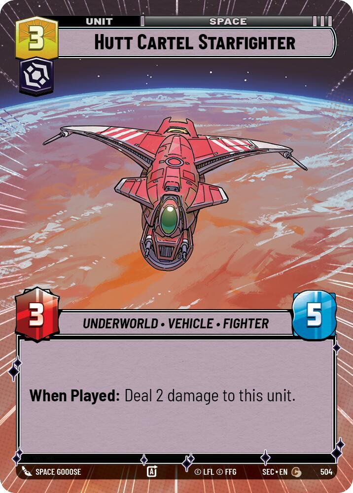 【SEC0504/EN】Hutt Cartel Starfighter (Hyperspace)