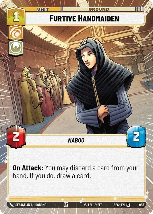 【SEC0953/EN】Furtive Handmaiden (Hyperspace/Foil)