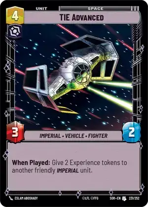 【SOR231/EN】TIE Advanced(FOIL)