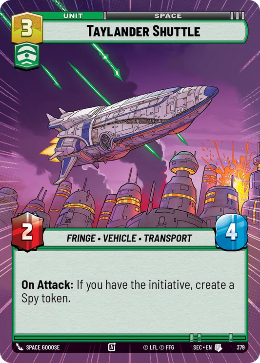 【SEC0379/EN】Taylander Shuttle (Hyperspace)