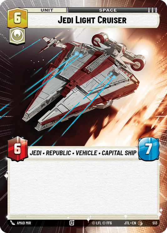 【JTL513/EN】Jedi Light Cruiser (Hyperspace)