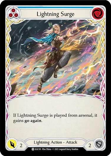 【ELE191/EN】Lightning Surge[Blue]