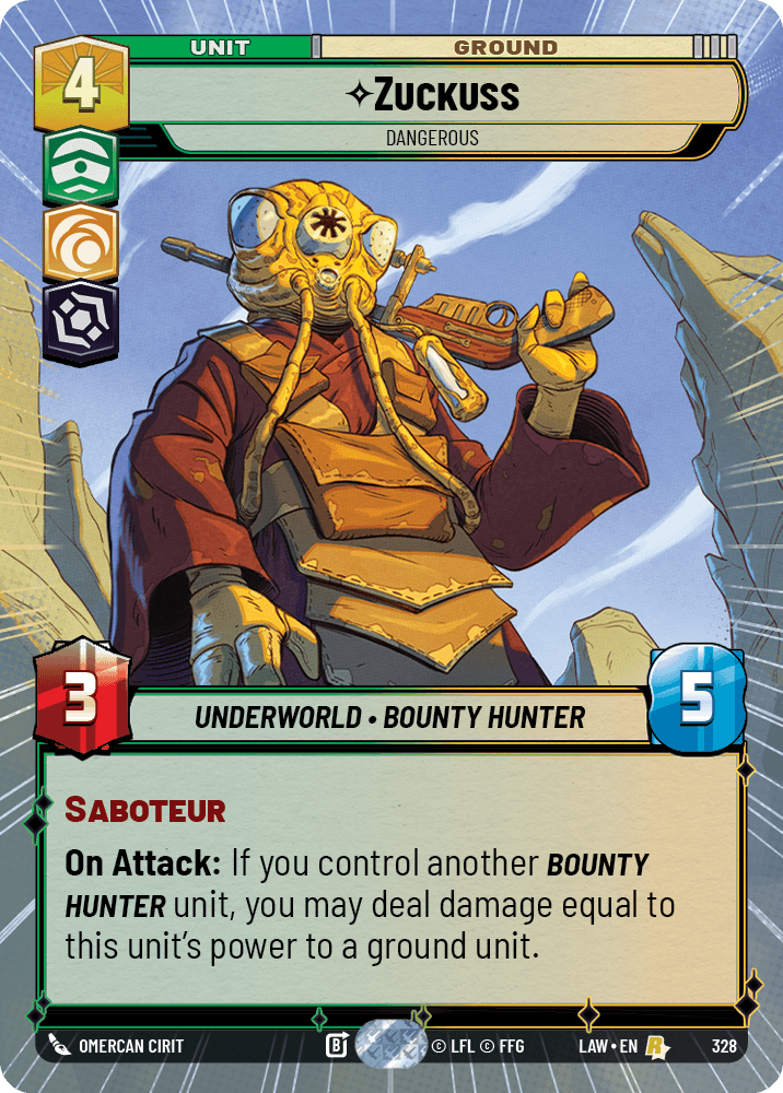 【LAW328/EN】Zuckuss - Dangerous (Hyperspace)