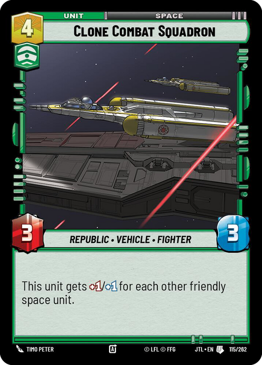 【JTL613/EN】Clone Combat Squadron(Foil)