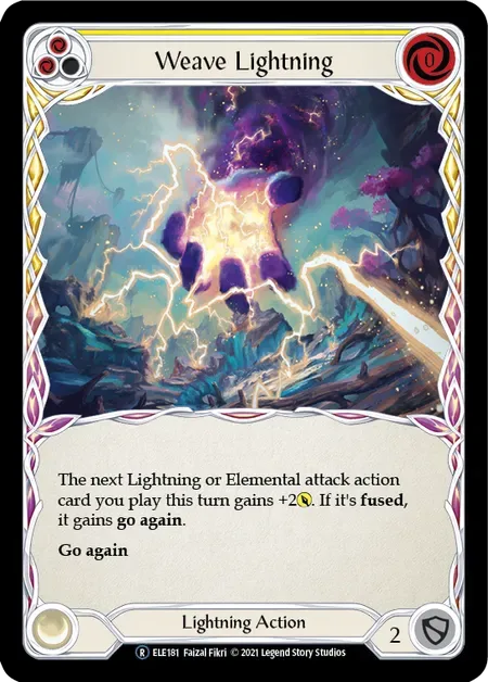 【U-ELE181/EN】Weave Lightning[Yellow]