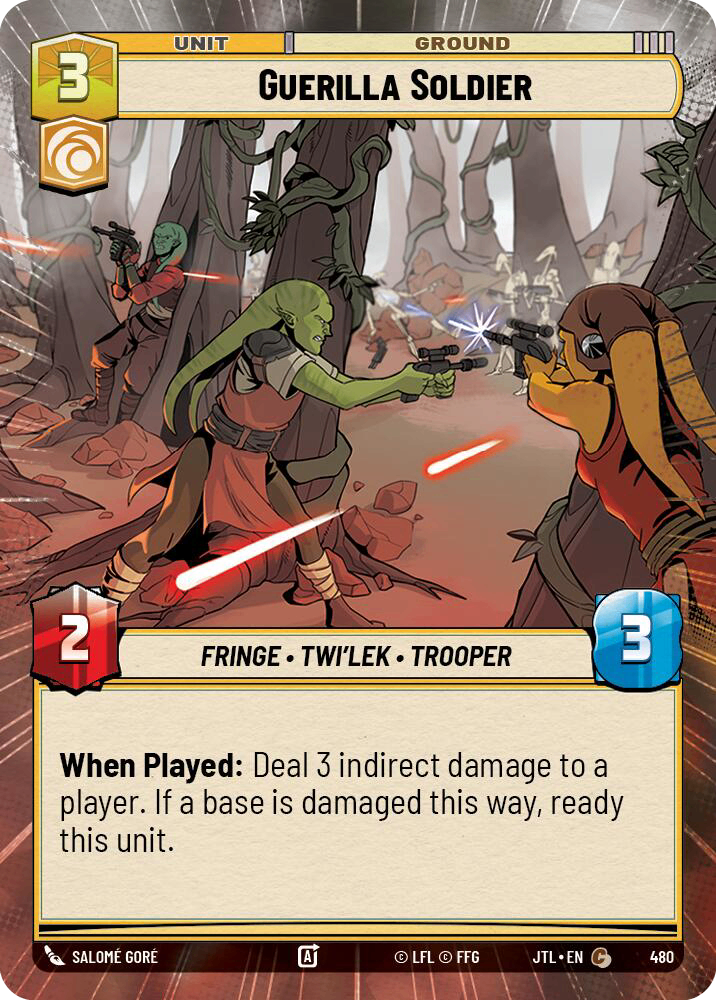 【JTL952/EN】Guerilla Soldier (HYPERSPACE/FOIL)