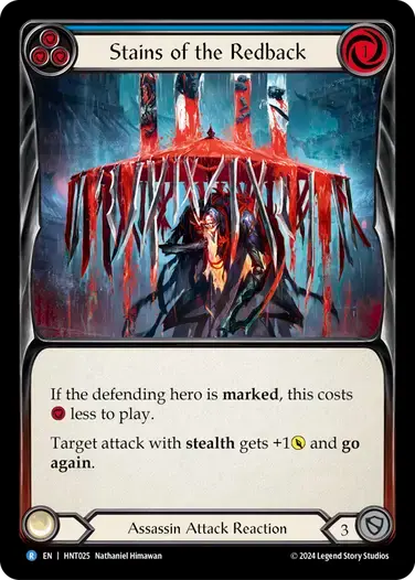 【HNT025/EN/RF】Stains of the Redback/赤背の血痕[Blue]