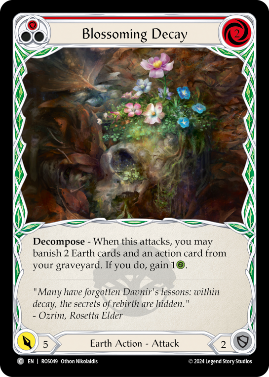【ROS049/EN/RF】Blossoming Decay/腐敗に咲く花[Red]